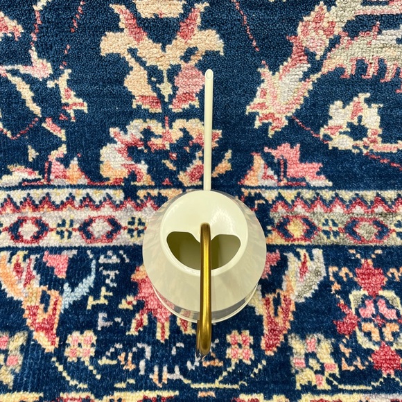 Watering Can🪴💦 Ivory and Gold 30oz Watering Can Maria Seipel VATTENKRASSE Ikea - Picture 10 of 12